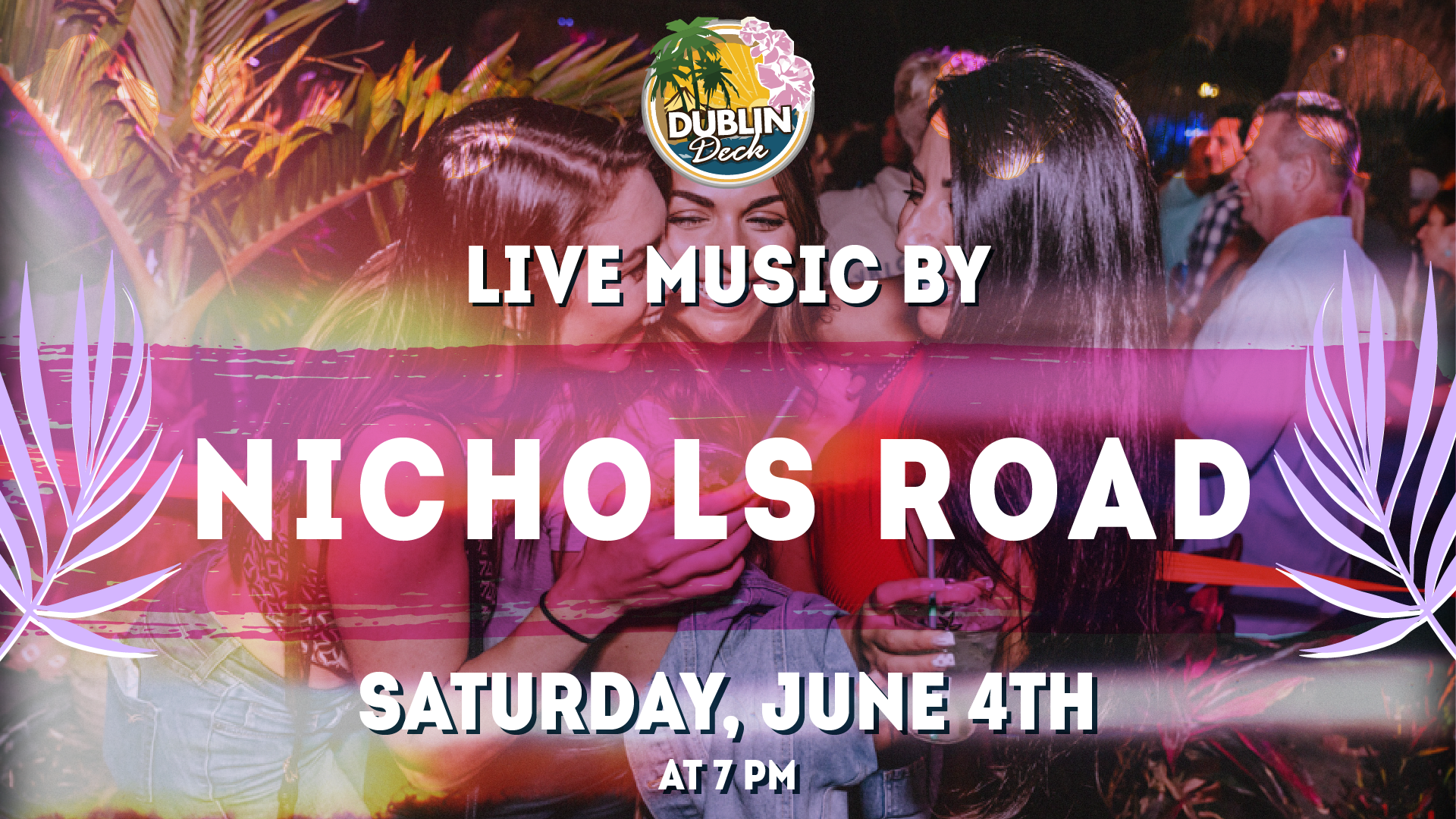 Jam out with Nichols Road at Dublin Deck! Music begins at 7PM