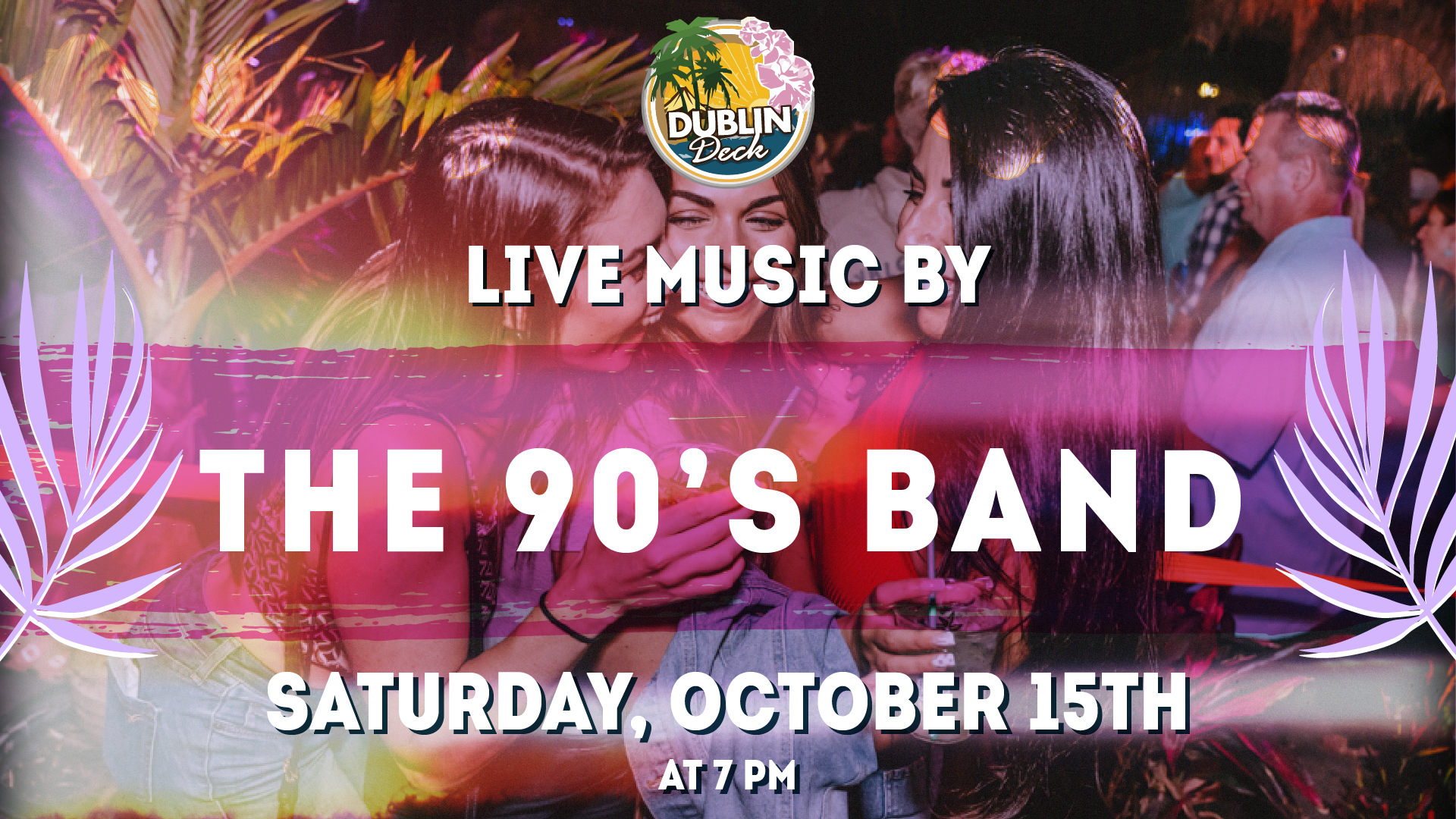 Live Music with The 90's Band October 15th 7 pm
