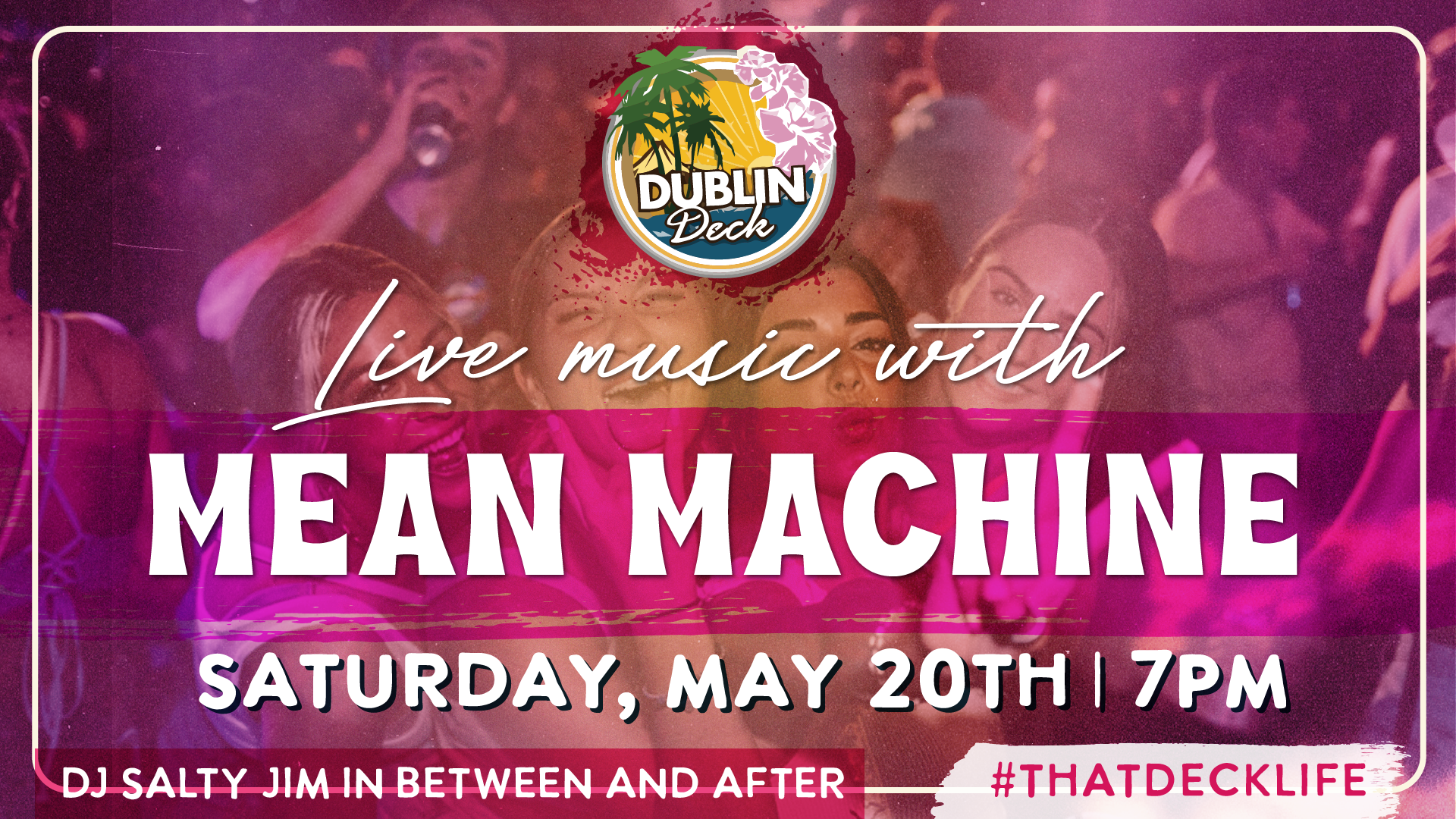 Spend your Saturday jammin' with Mean Machine! Music begins at 7PM