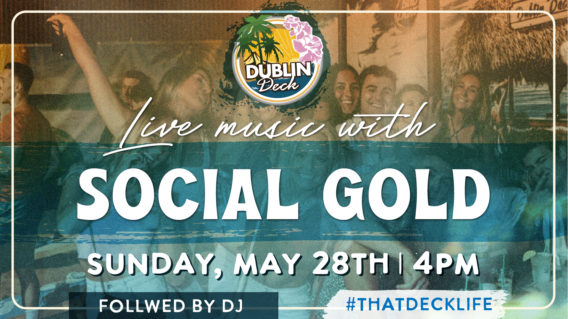 It's a 3-day weekend - Let's keep the fun going! Catch Social Gold performing live with us at 4PM