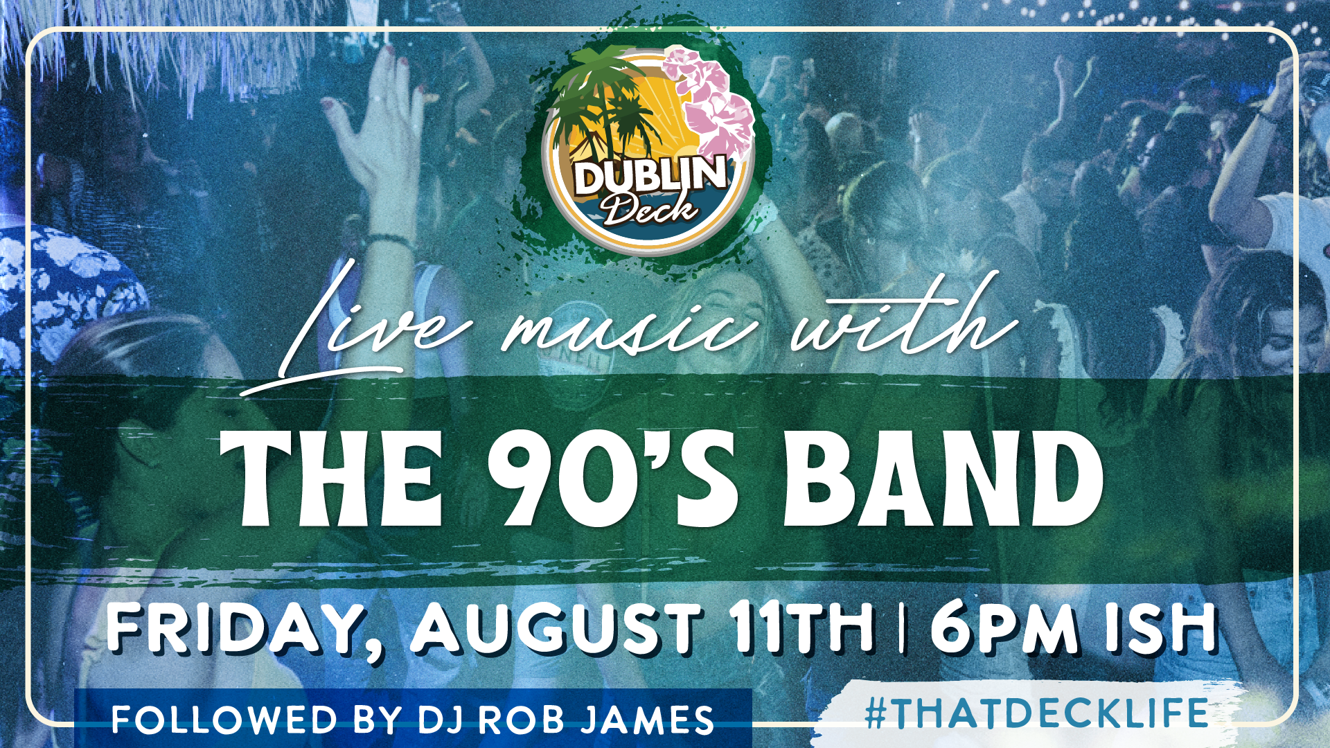 Get your Friday night started with The 90's Band! Music begins at 6PM-ish