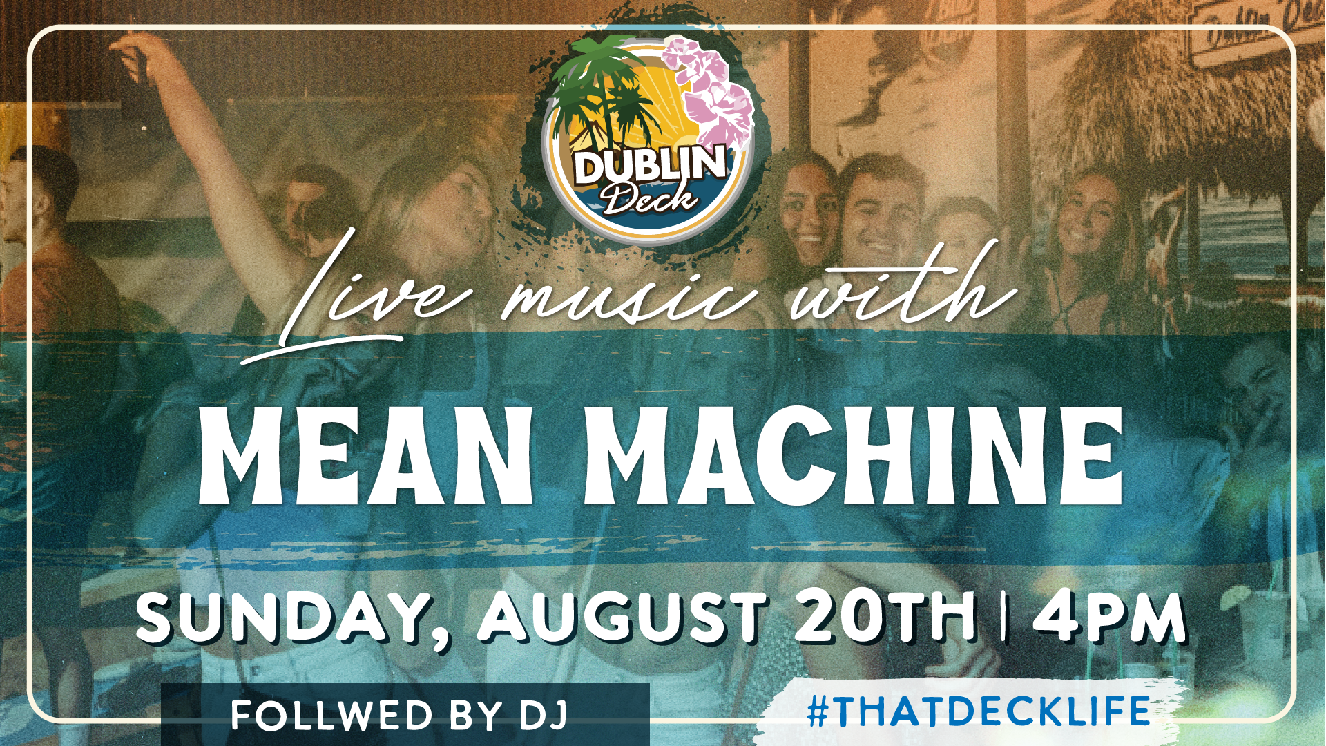 Sunday Funday is better with Mean Machine! Music starts at 4PM