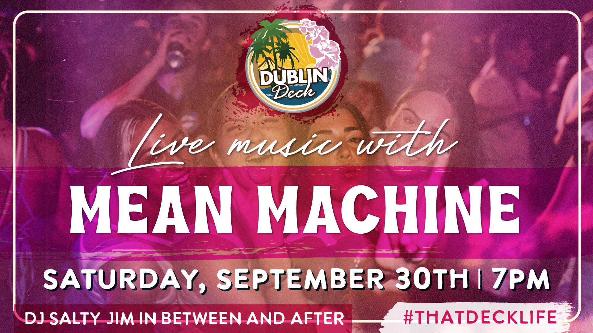 Catch Mean Machine hittin' the stage with us! Music begins at 7PM