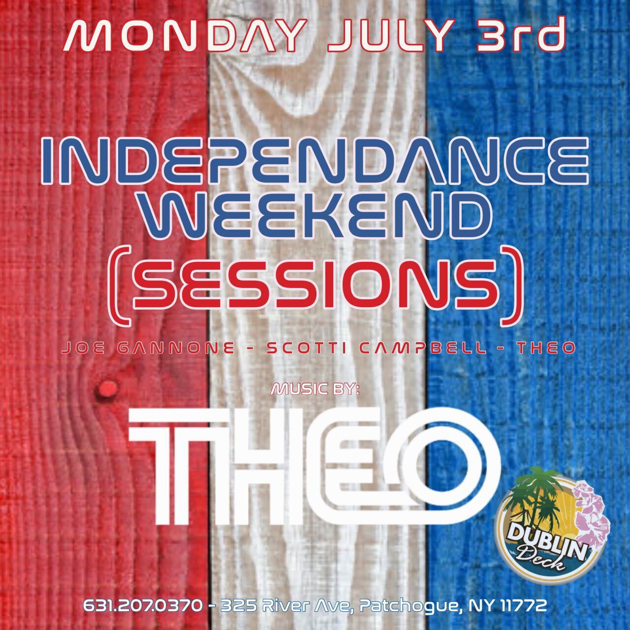 Get ready for Independence Day with a special SESSIONS with THEO on July 3rd! 